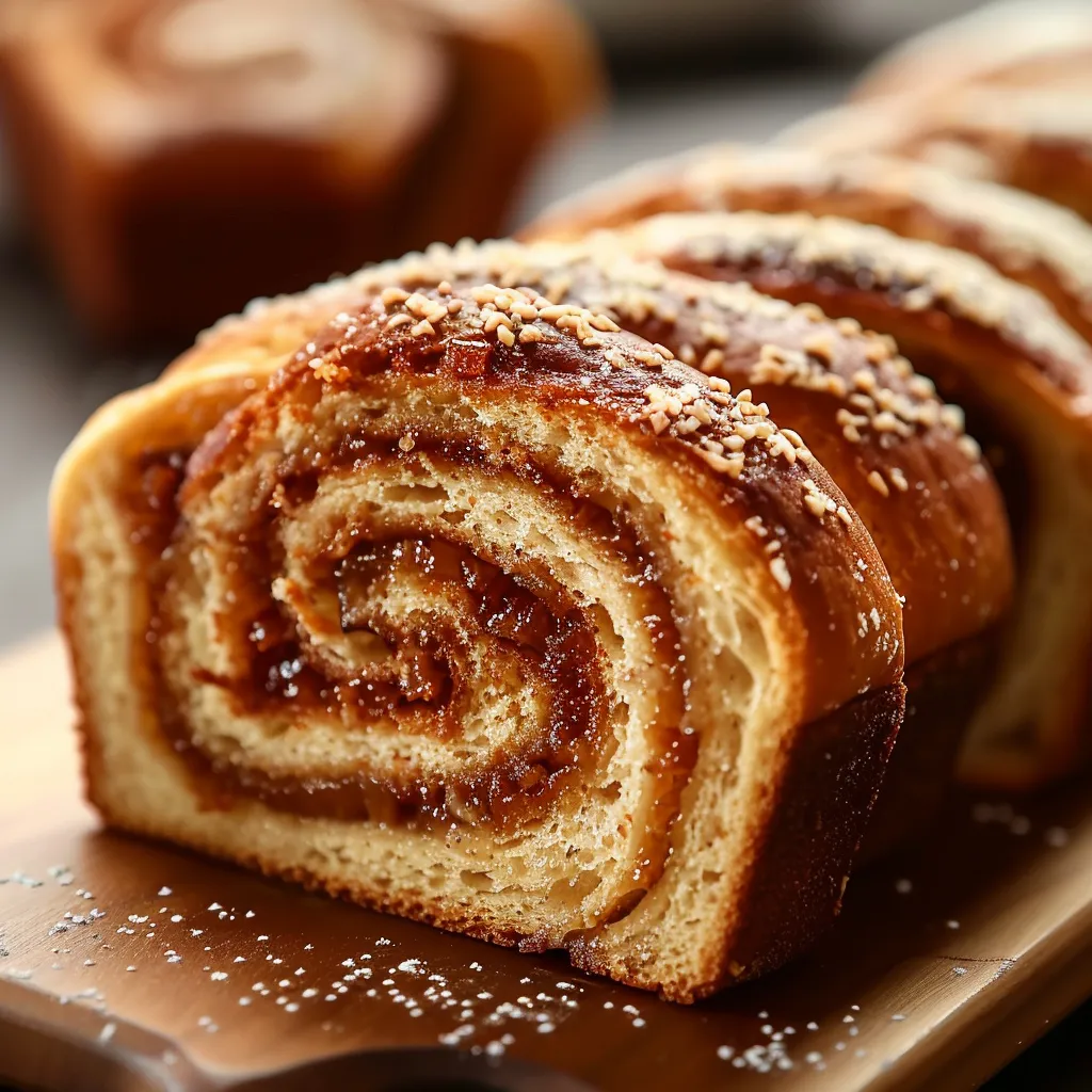 A delicious pastry with a spiral swirl on top, ready to be enjoyed.