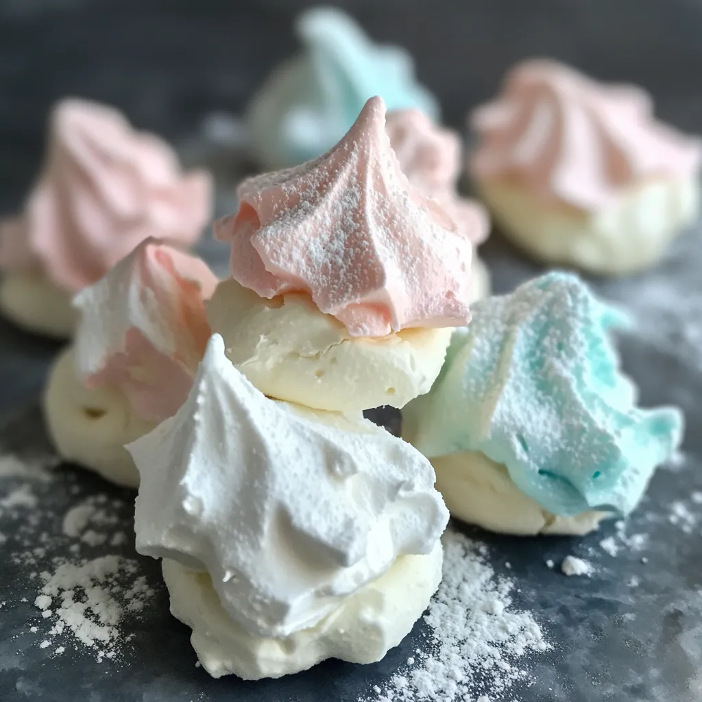 Delicious  Jello Meringue Cookies