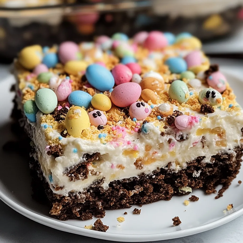 Easy Easter Dirt Cake Casserole