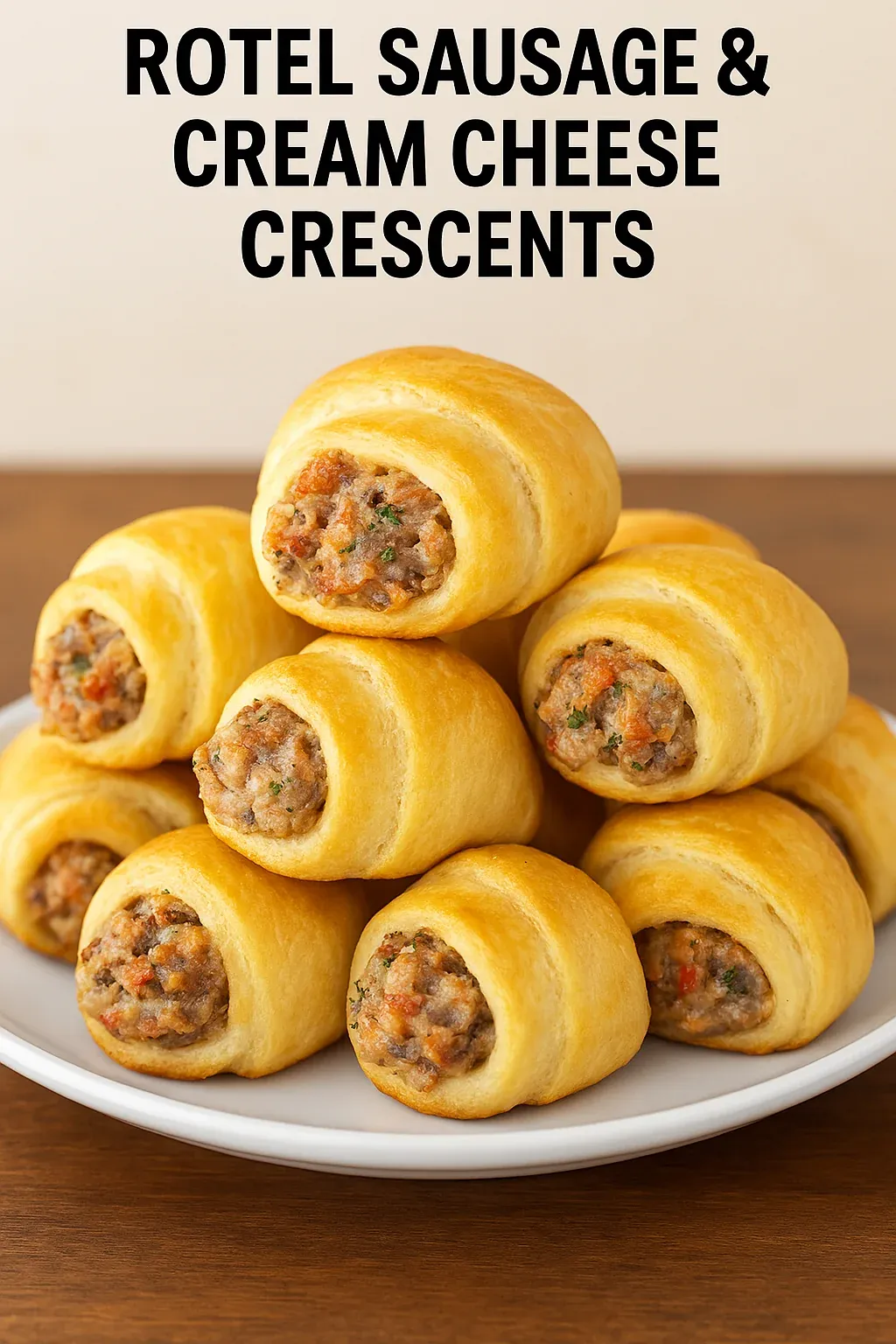 A plate of meat filled pastries.