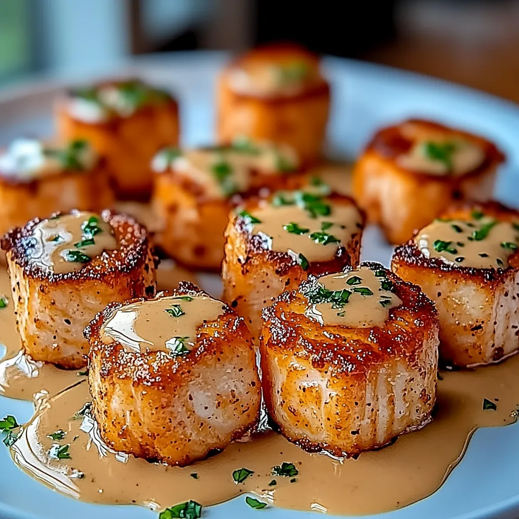 A plate of food with sauce on it.