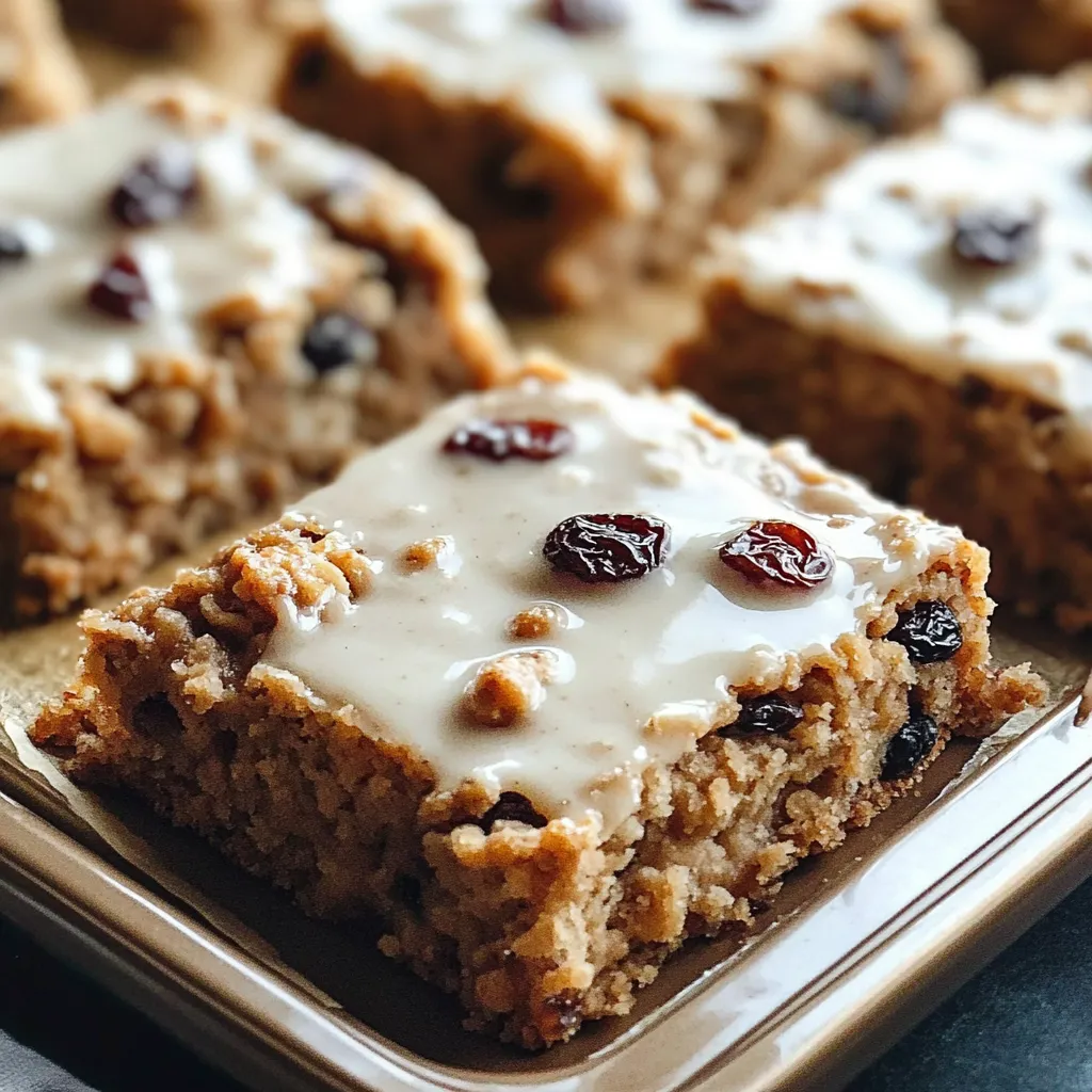 A square of cake with white frosting and red berries.