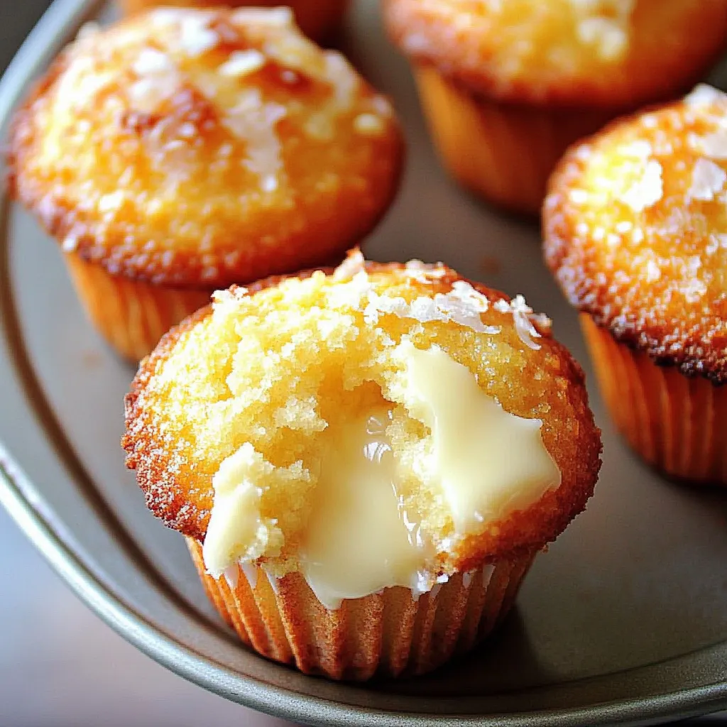 A plate of muffins with white icing.