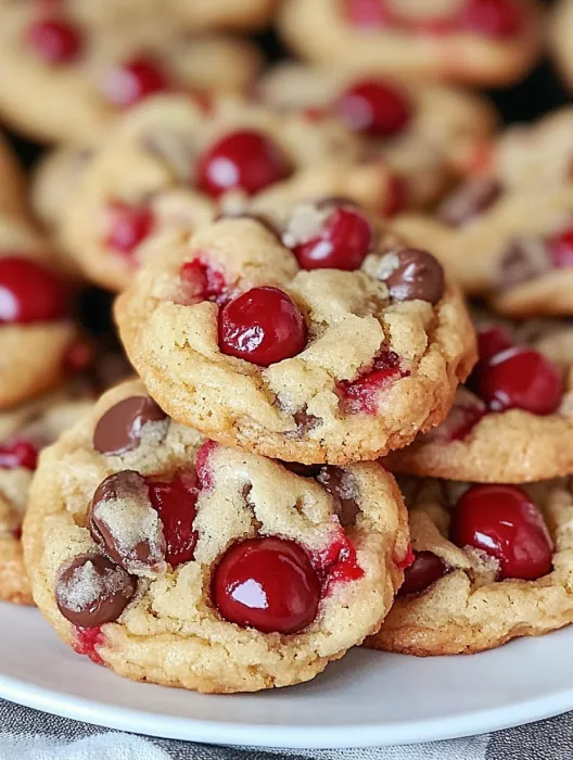 A plate of cookies with red and white icing.