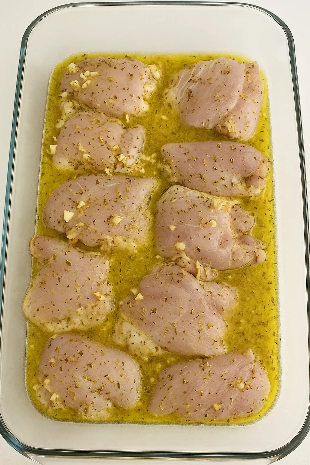 A dish of chicken with spices.