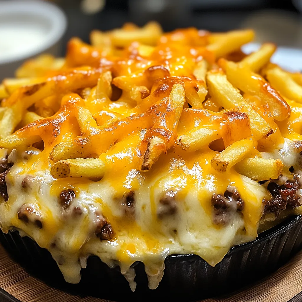 Cheeseburger French Fry Casserole