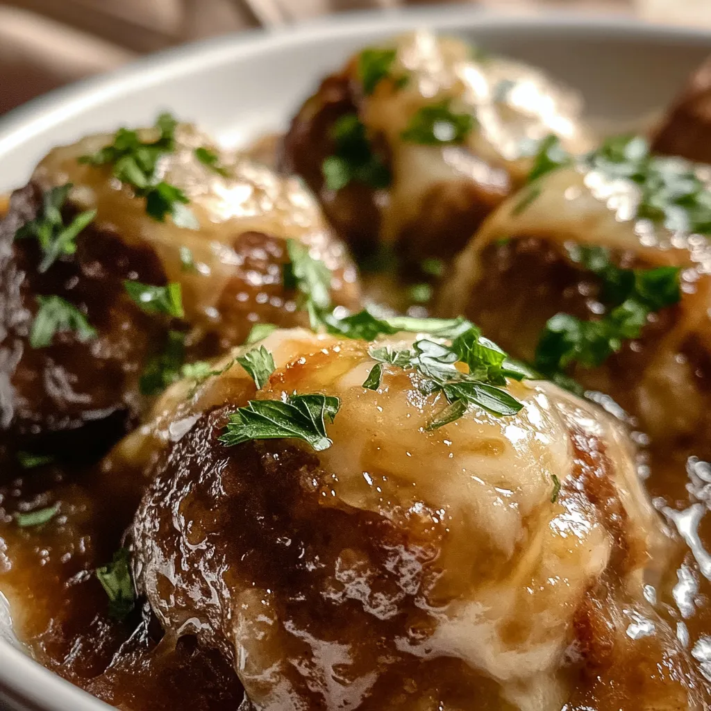 A white bowl filled with meatballs.
