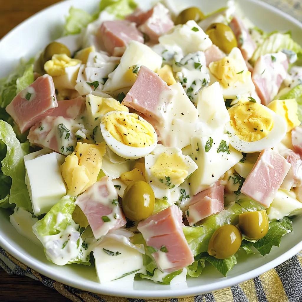 A plate of Maurice Salad.