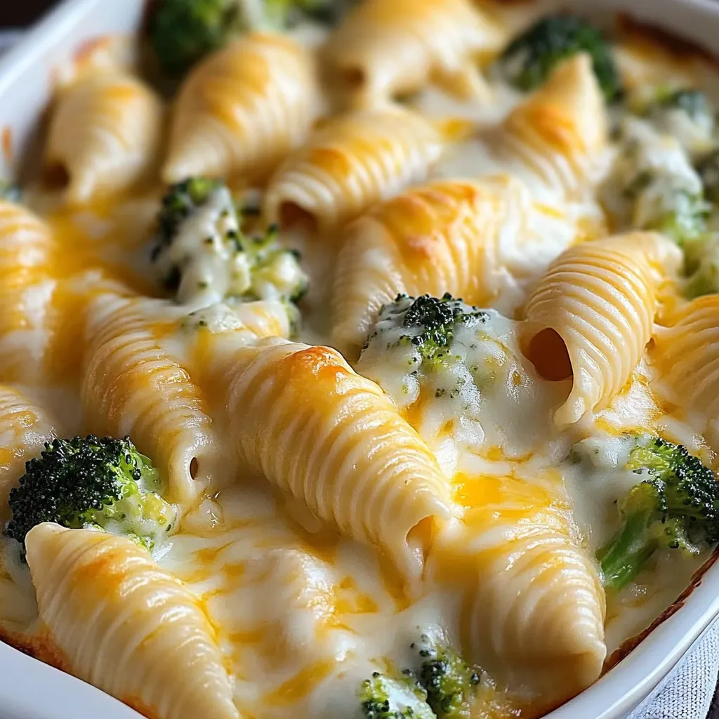 Large bowl of pasta loaded with broccoli.