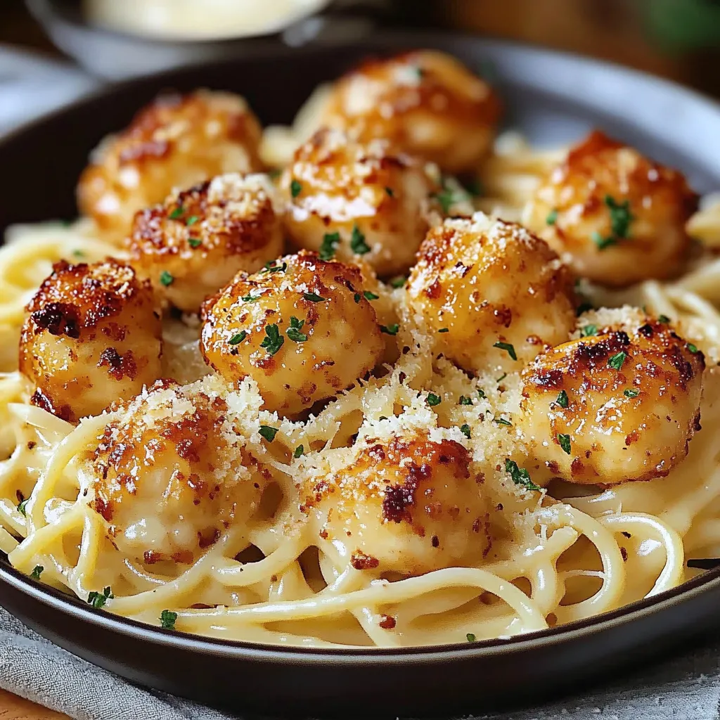 A plate of food with a bowl of pasta and meatballs.