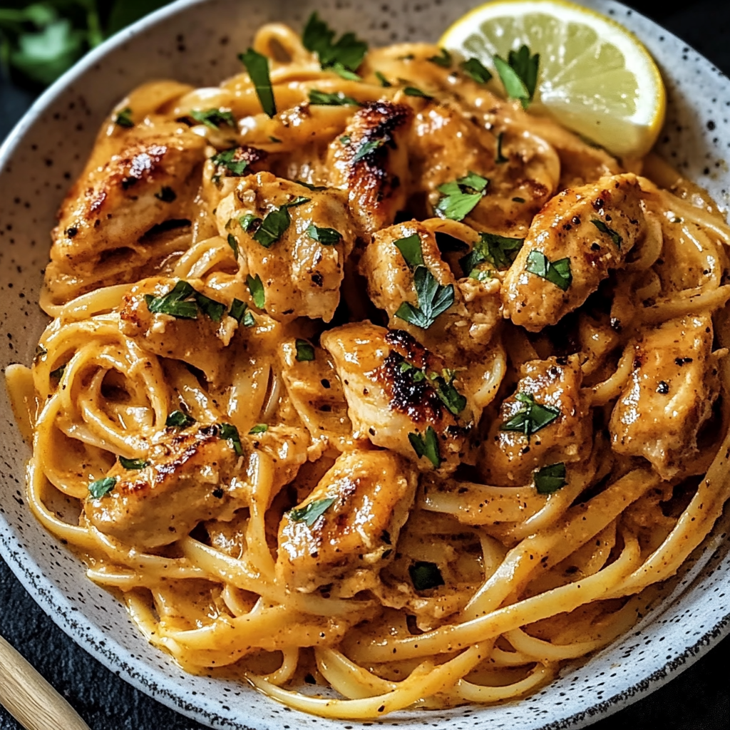 A bowl of spaghetti with meat and vegetables.