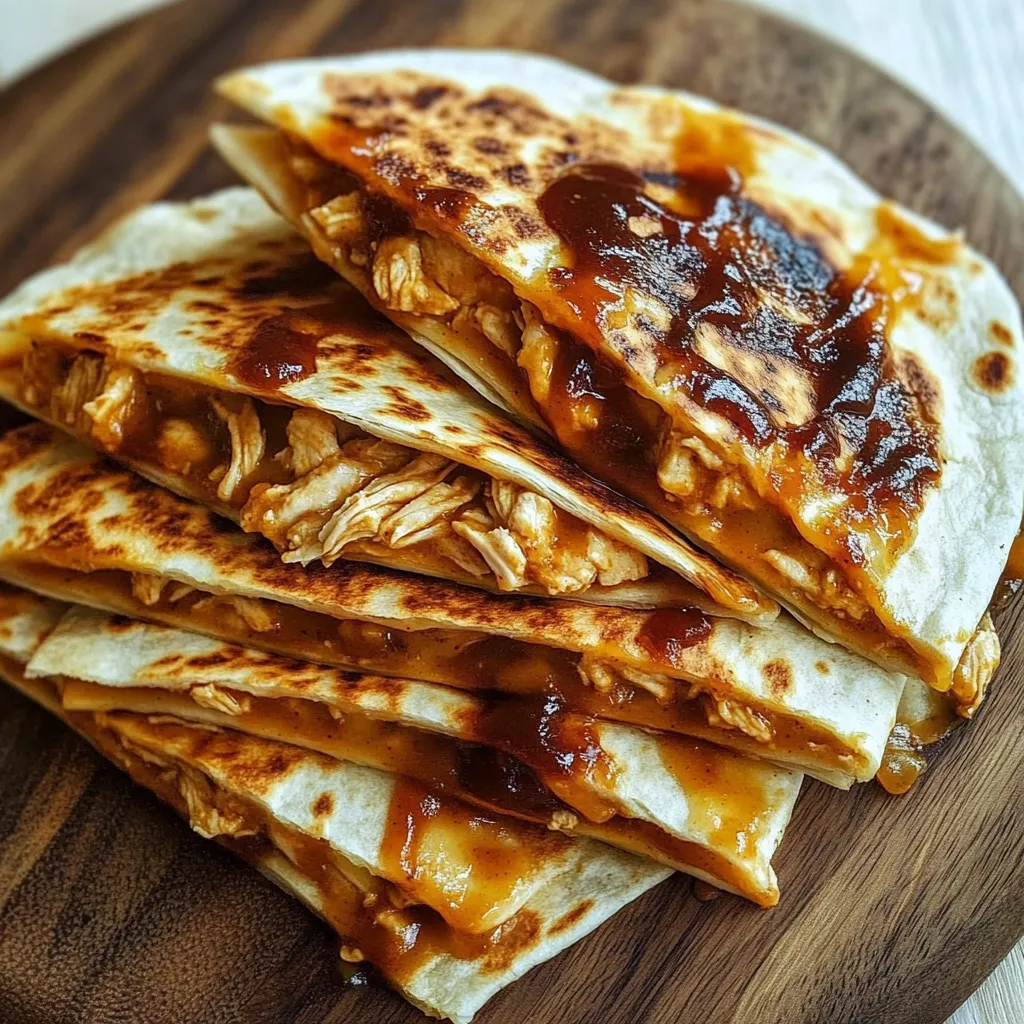 A tall pile of chicken tacos drizzled with BBQ sauce.