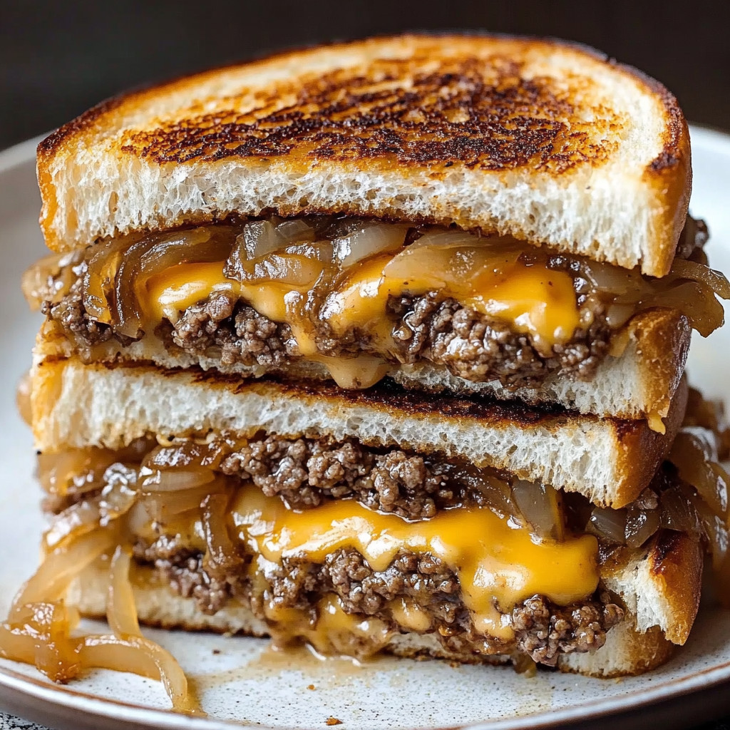 A Patty Melt with Secret Sauce.