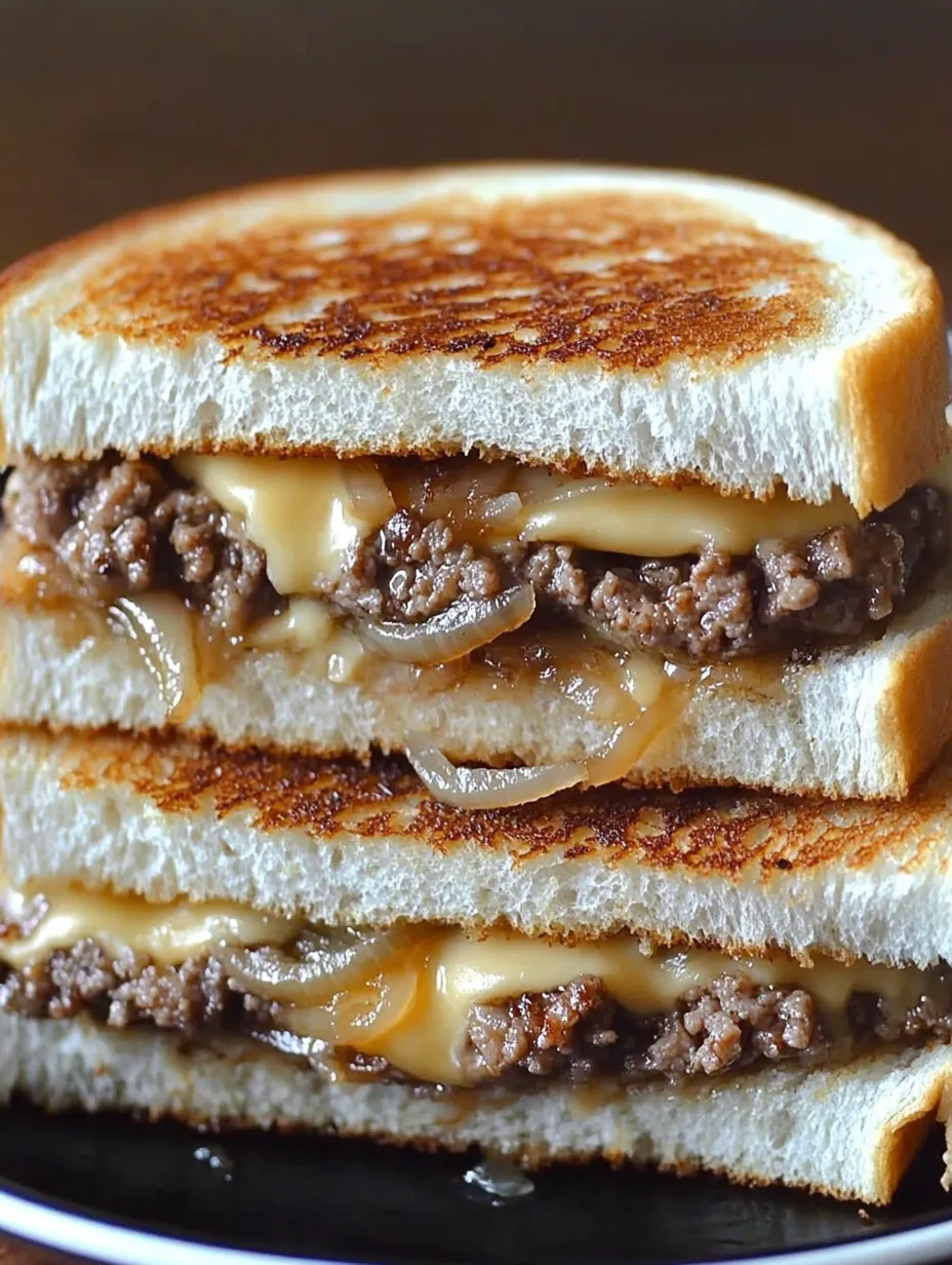 A Patty Melt with Secret Sauce.