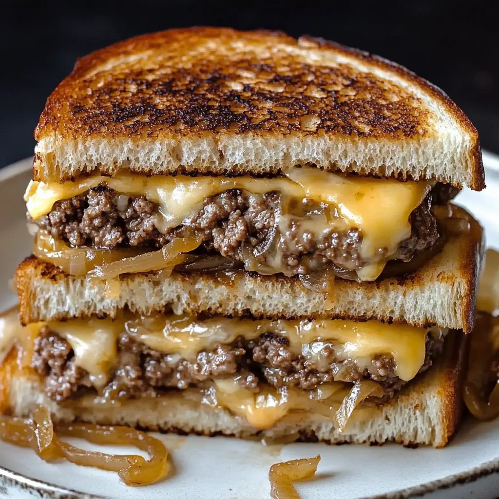 A Patty Melt with Secret Sauce.