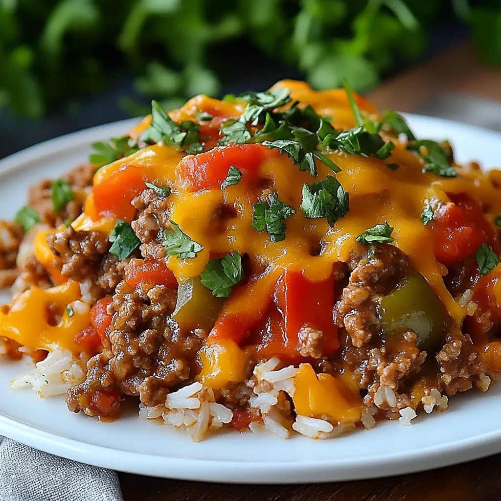 STUFFED PEPPER CASSEROLE