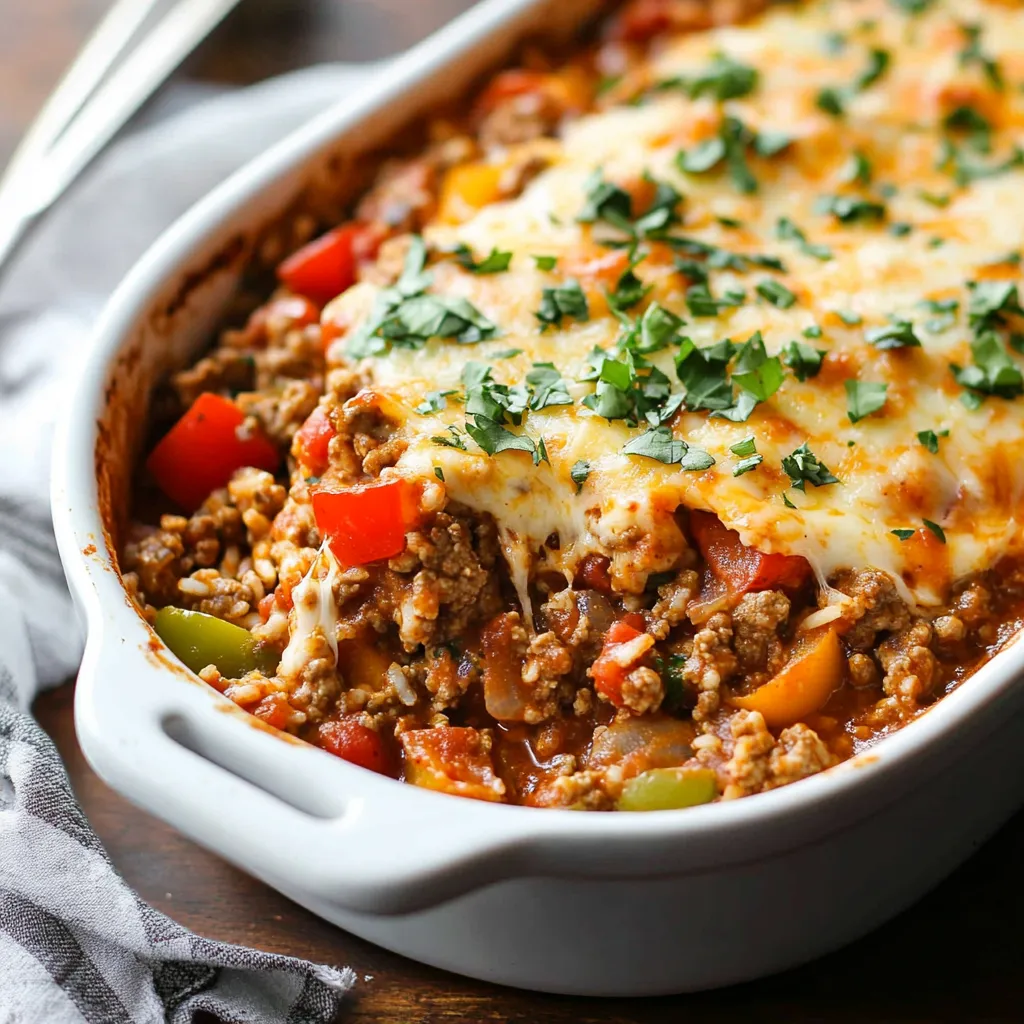 STUFFED PEPPER CASSEROLE