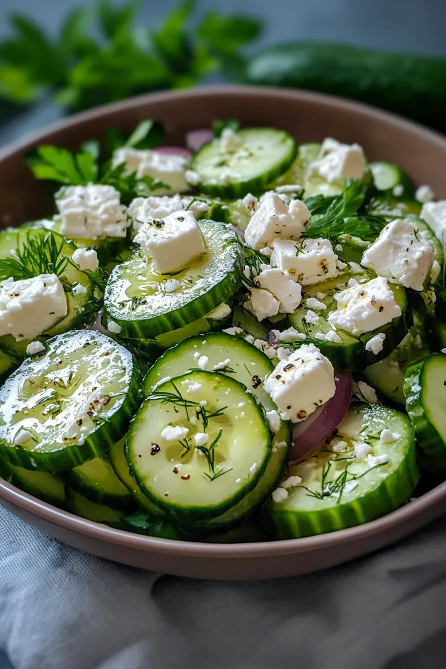 Cucumber Feta Salad