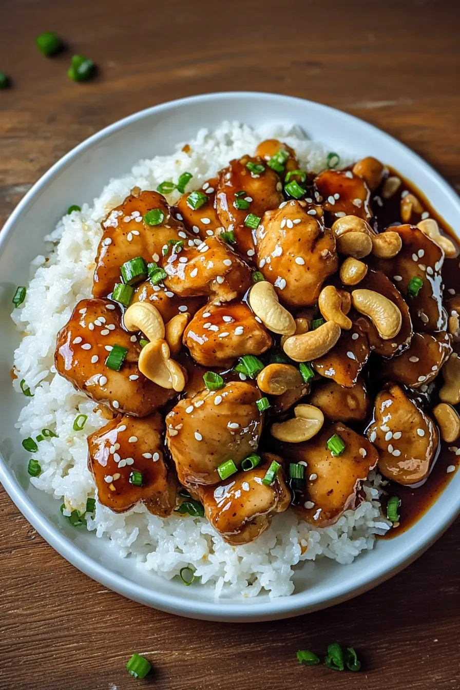 Crock Pot Cashew Chicken
