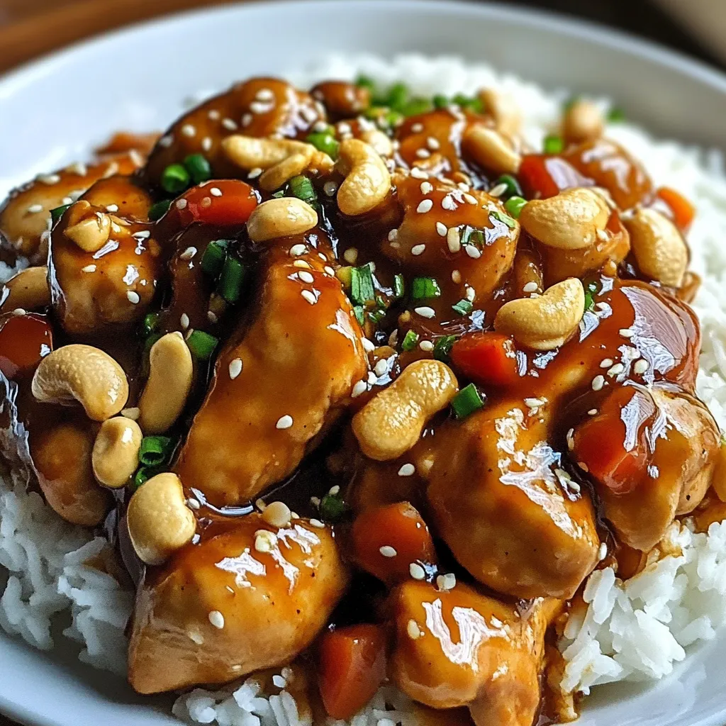 Crock Pot Cashew Chicken