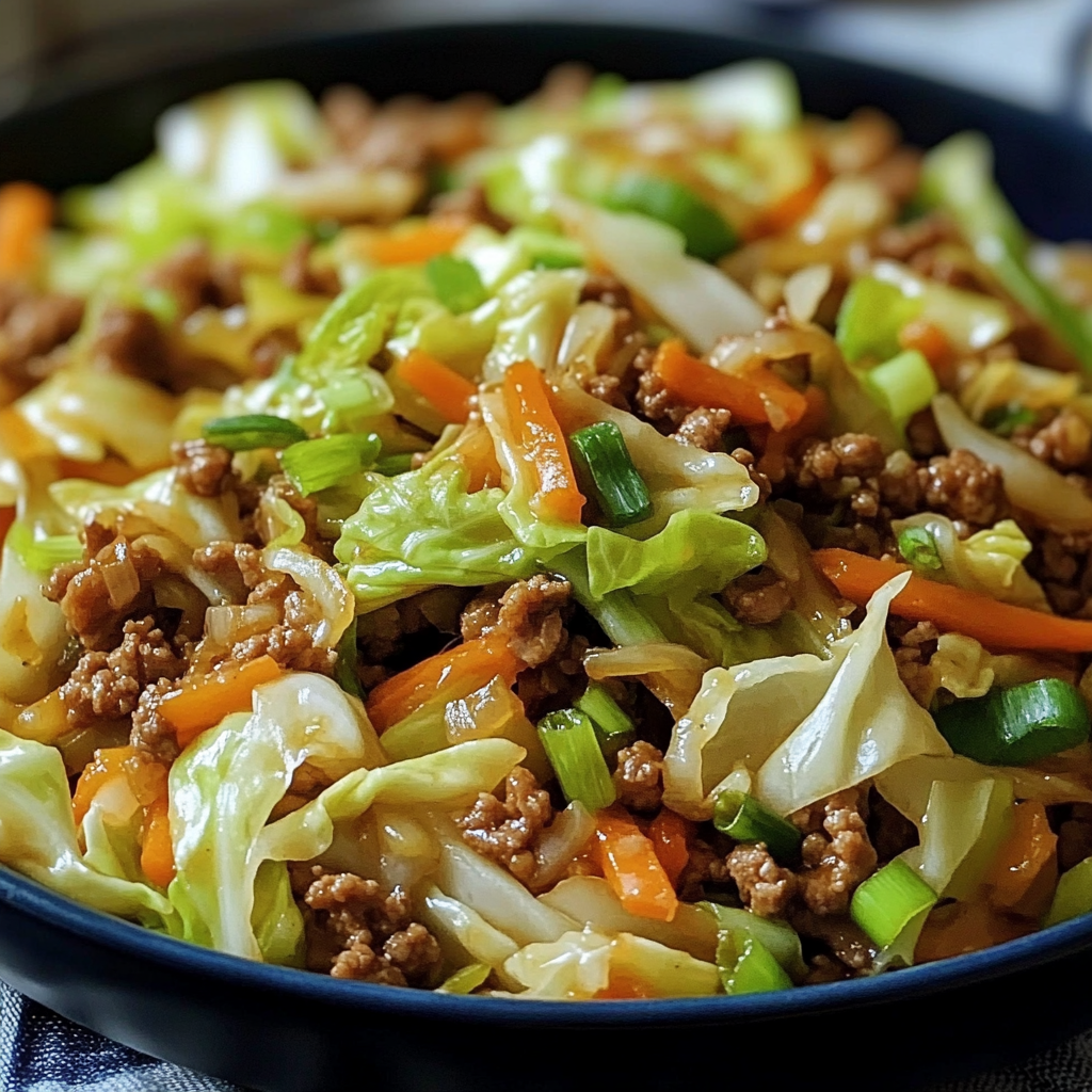 A bowl of stir fry with meat and vegetables.