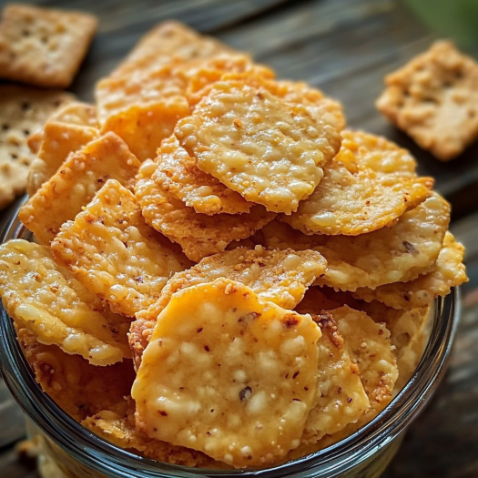 A jar of Southern Cheese Crackers.