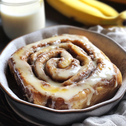 A bowl of banana bread with a dollop of butter on top.