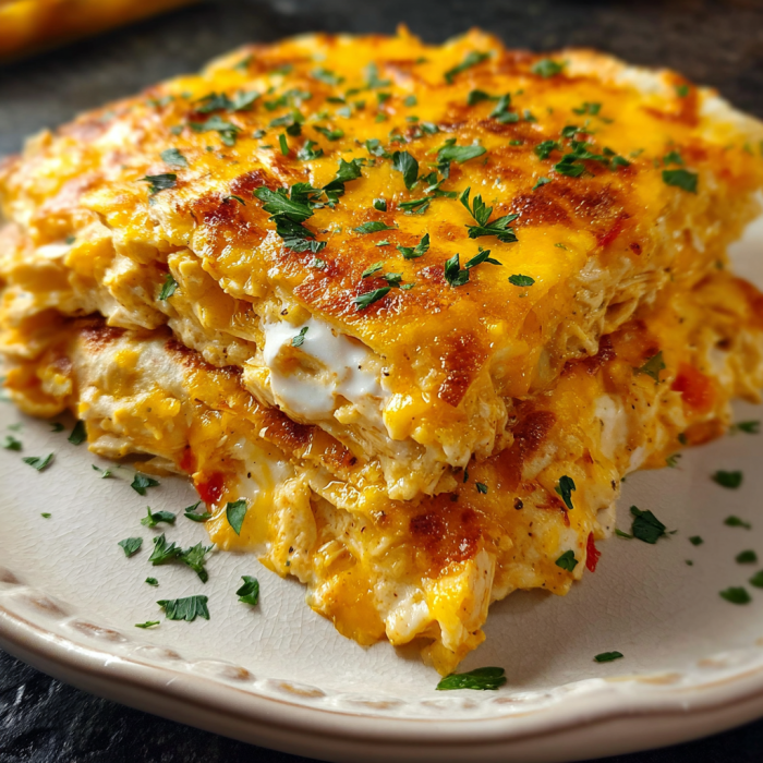 A plate of food with the name "Tuna Casserole" written on it.