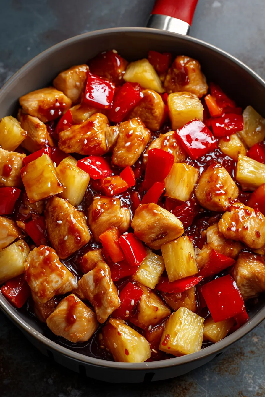 Air Fryer Pineapple Chicken