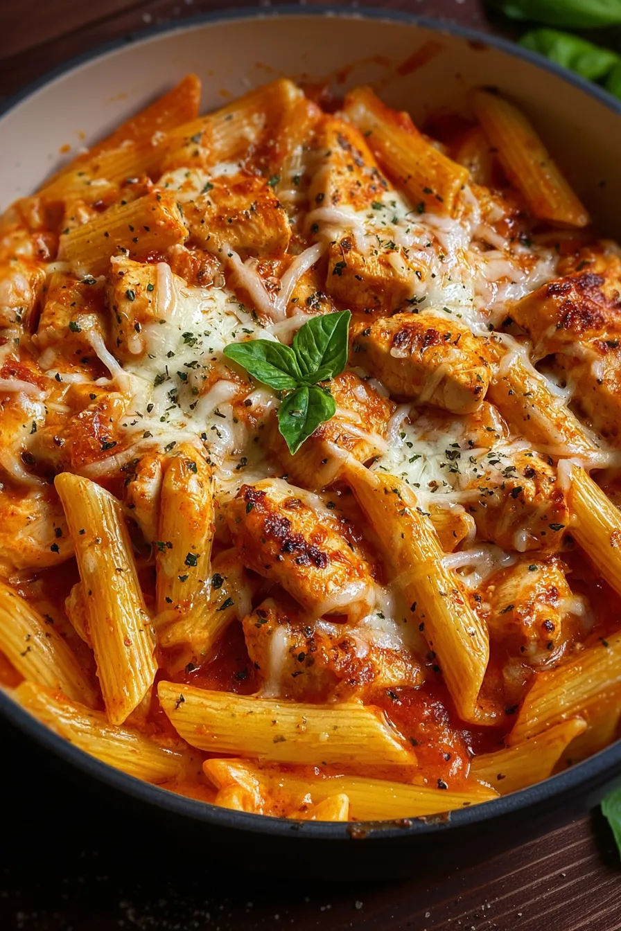 One-Pot Chicken Parmesan Pasta