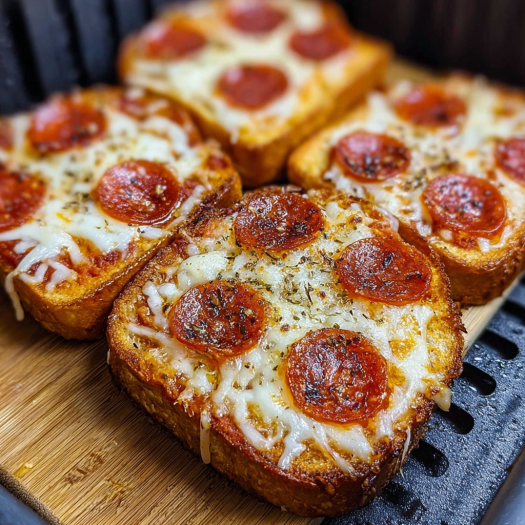 A close up of a pepperoni pizza on a grill.
