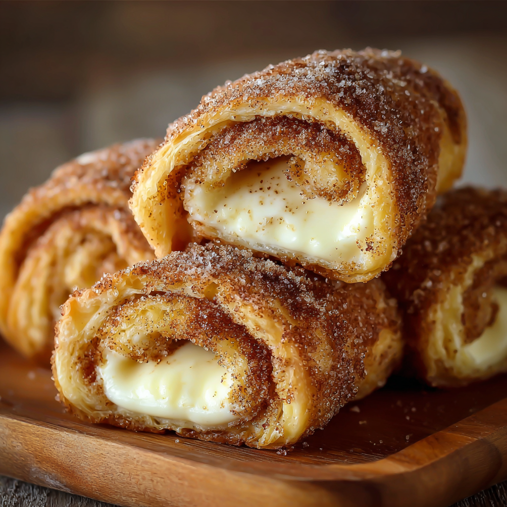 A plate of delicious cinnamon rolls with white frosting and sugar on top.