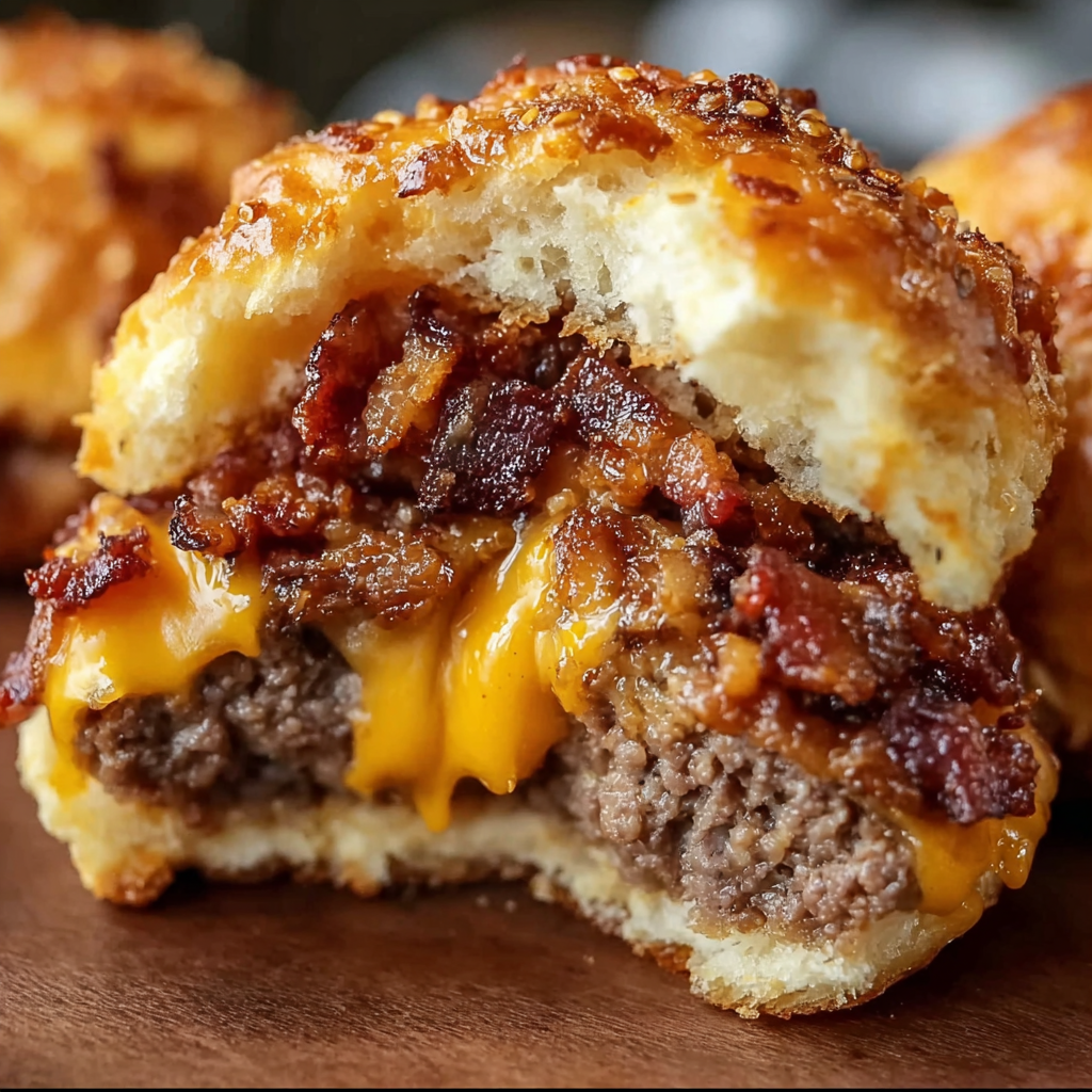 A delicious bacon cheeseburger is served on a bun with a generous amount of cheese and bacon.