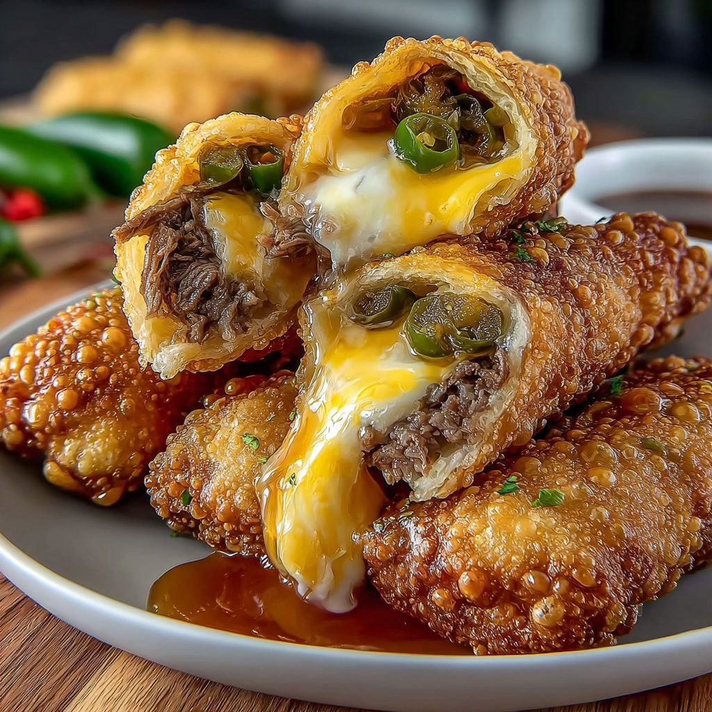 A plate of food with a variety of ingredients, including meat and cheese, is presented on a wooden table.
