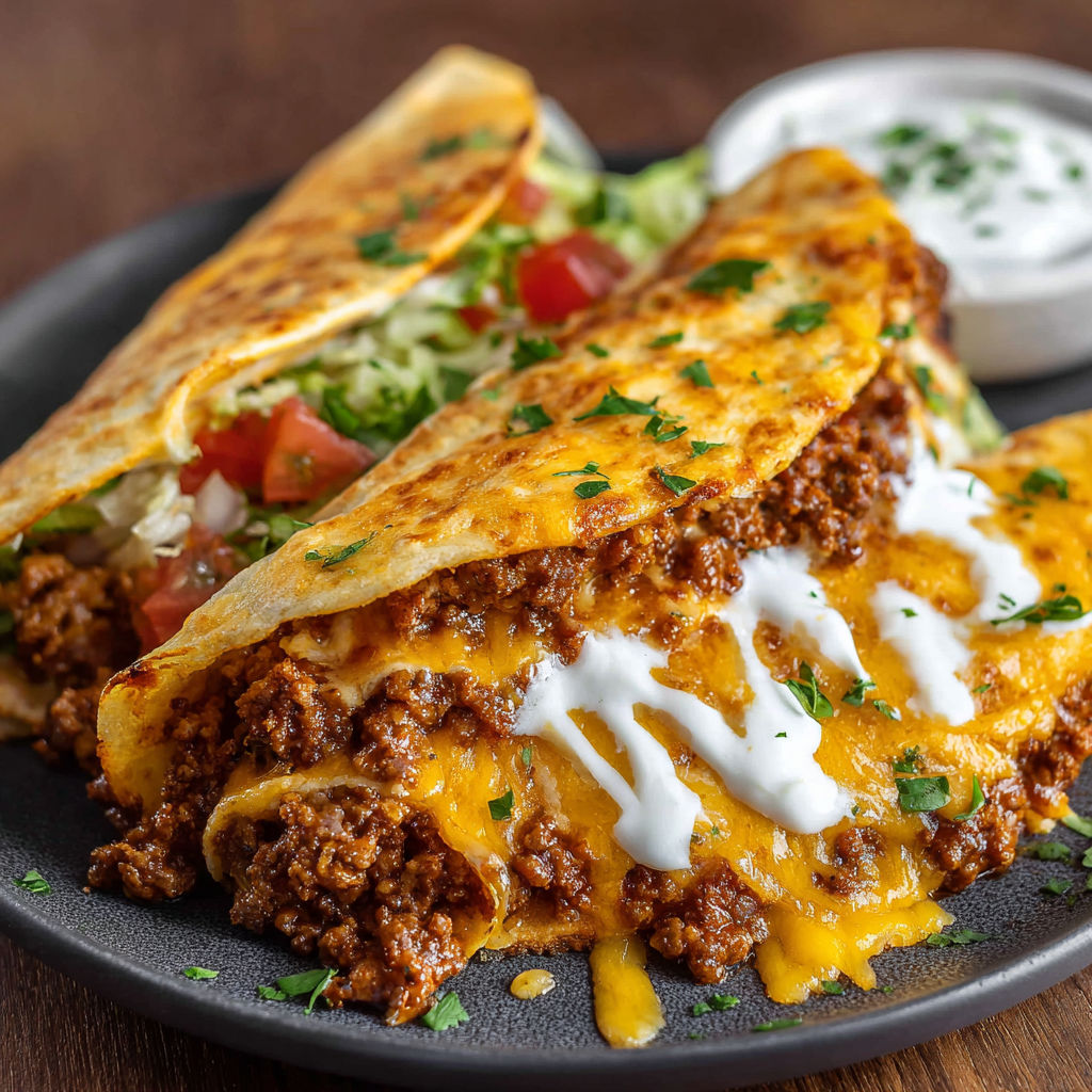 A delicious Mexican meal consisting of a burrito and a salad, served on a plate.