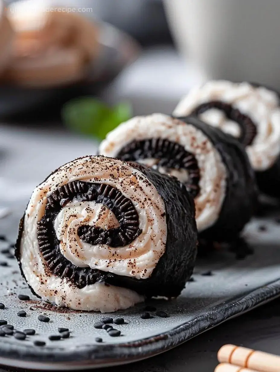 Easy And Delicious 2-ingredient Oreo Sushi
