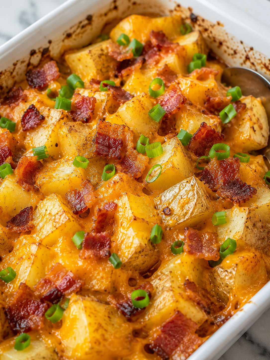 Discover The Rich Flavors Of Mississippi Mud Potatoes Today, plated and served
