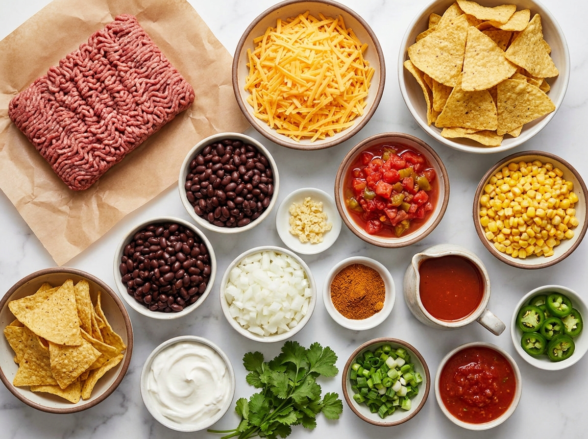Hearty Mexican Casserole with Ground Beef and Cheddar (Easy Bake) - My ...