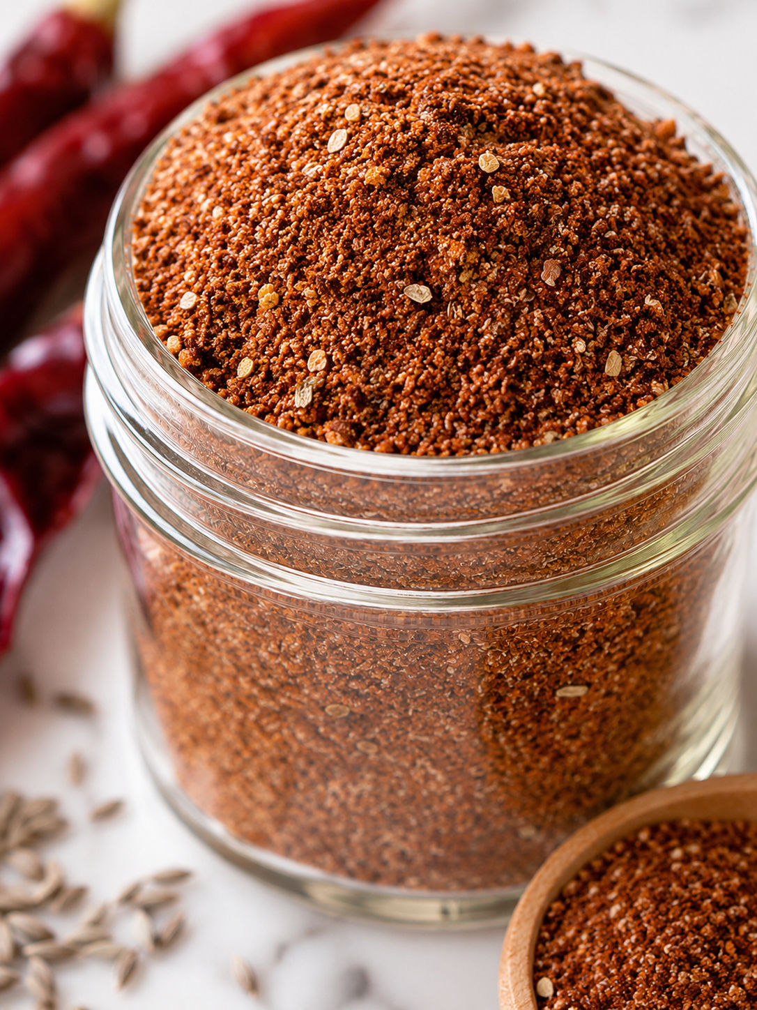 Homemade Taco Seasoning, plated and served