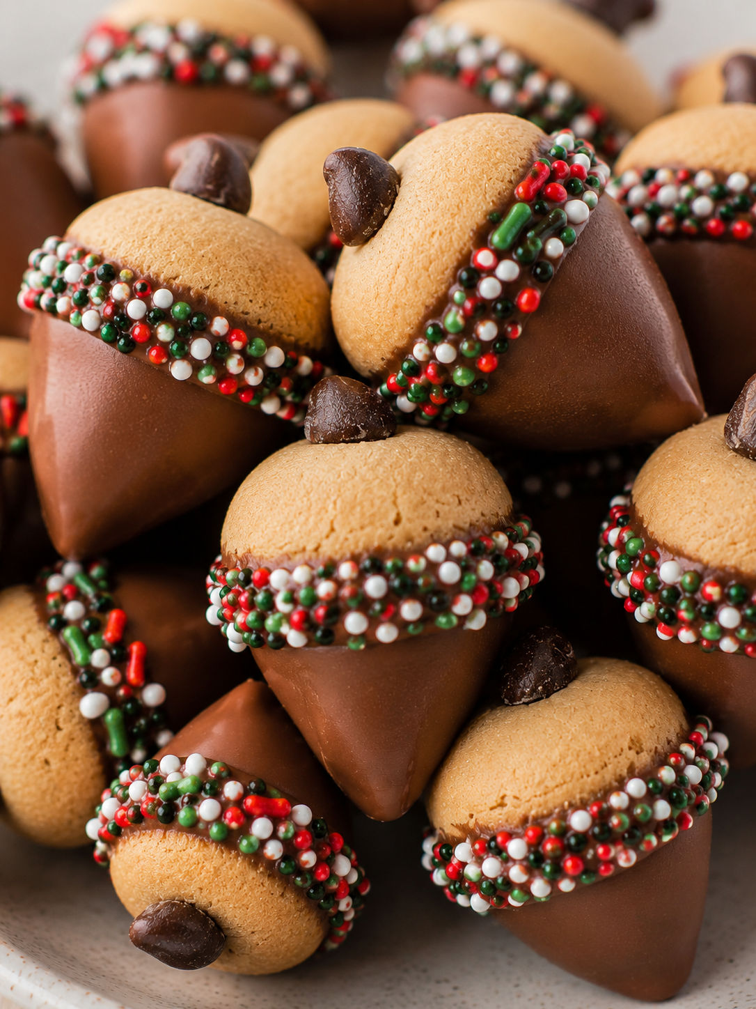 Make Festive Candy Acorns for Any Occasion, plated and served