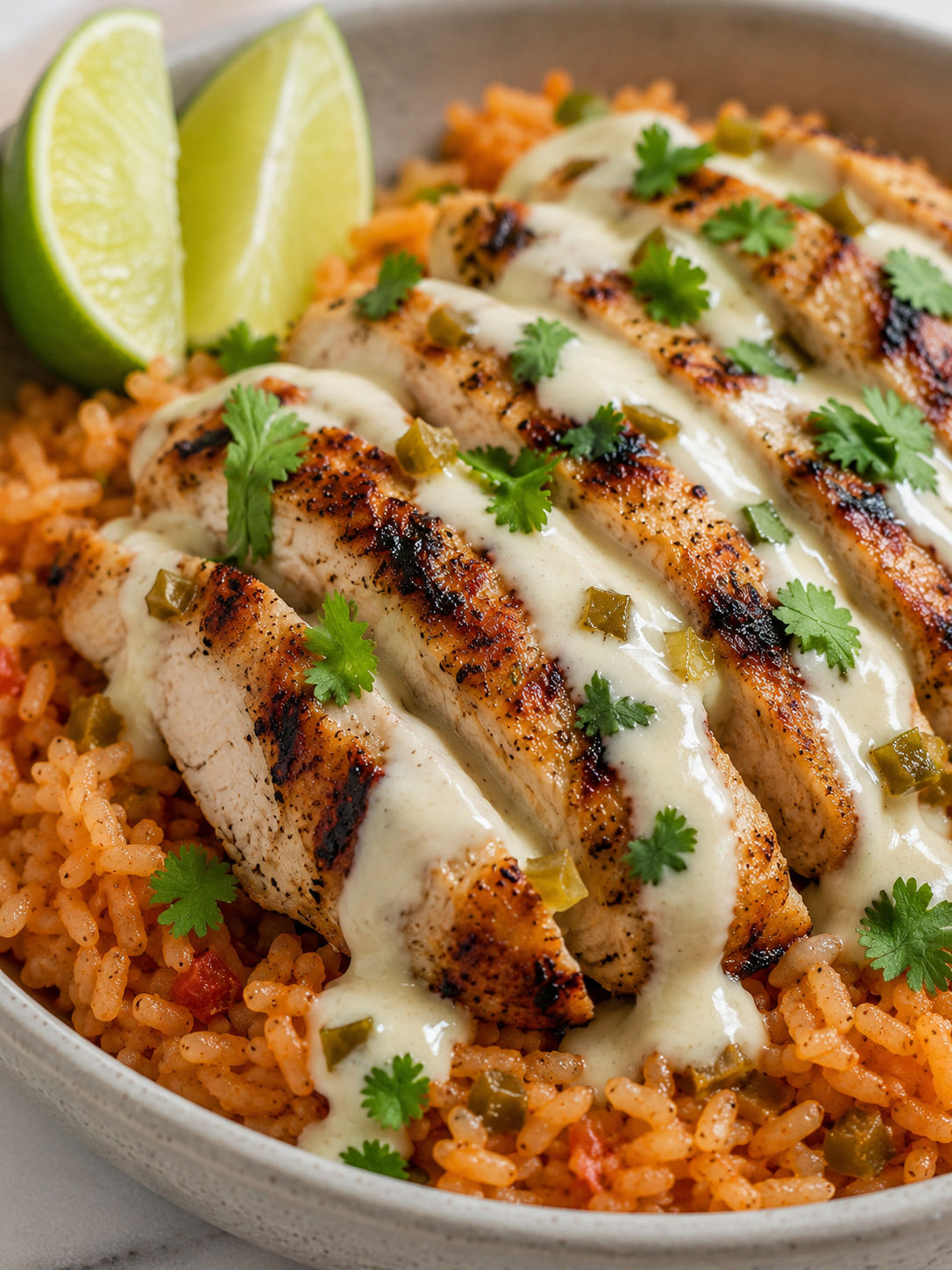 Pollo Loco, plated and served