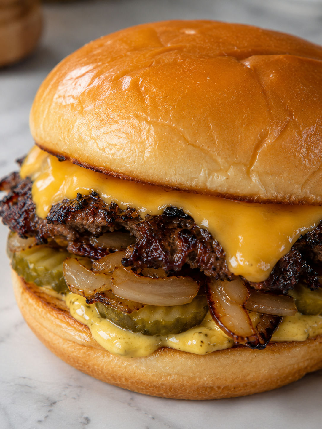 Quick and Delicious Oklahoma Smash Burgers, plated and served