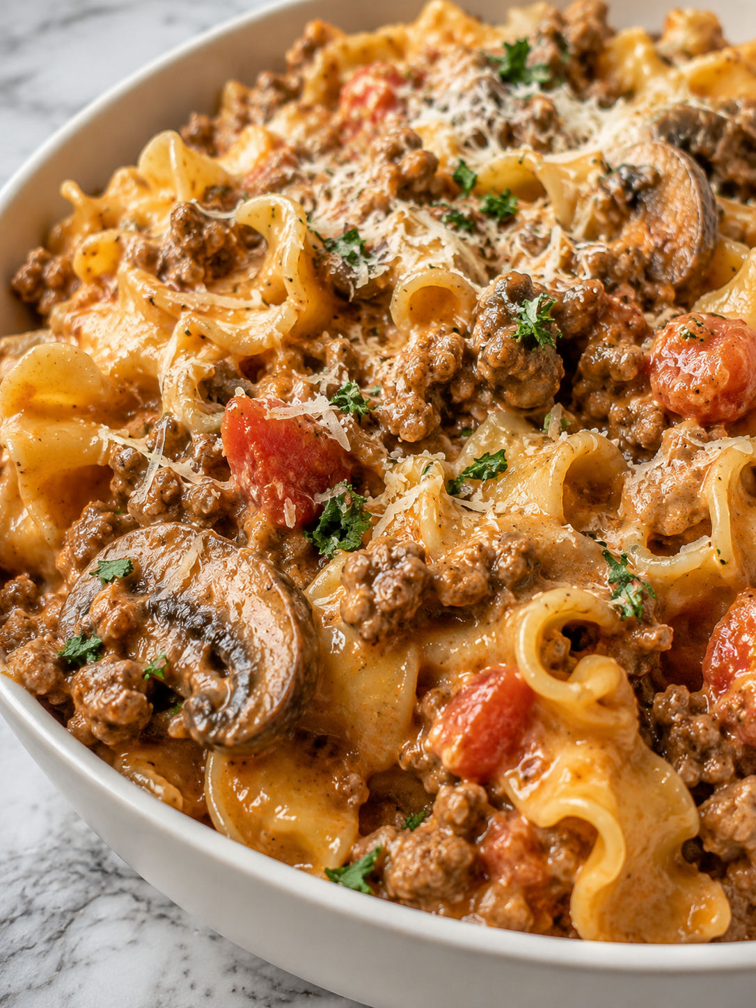 Savor The Homestyle Flavor Of Amish Country Casserole, plated and served