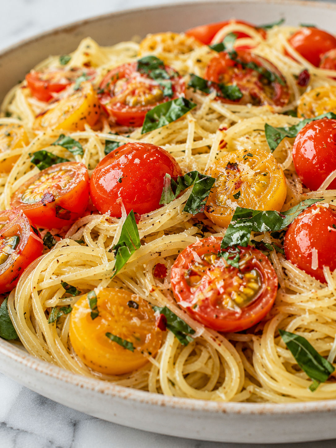 Savor The Season With Summer Garden Pasta, plated and served