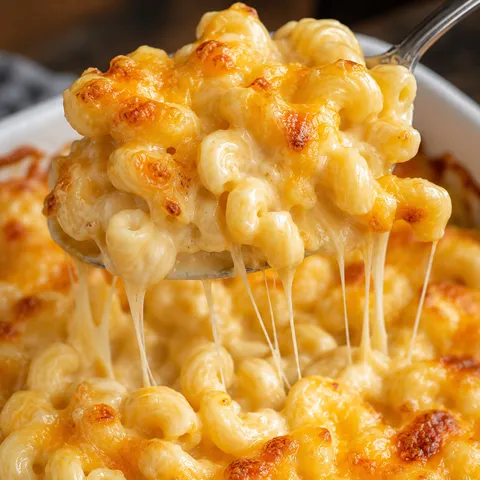 Tini Mac and Cheese with cavatappi and golden melted cheese