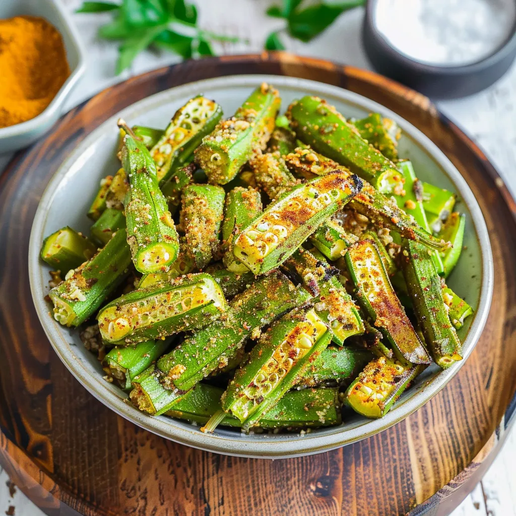 Air Fryer Okra