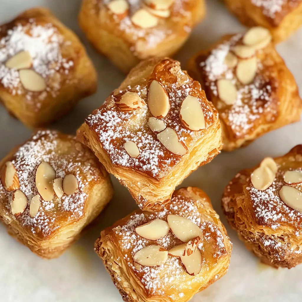 Flaky Almond Croissant Bites Treat