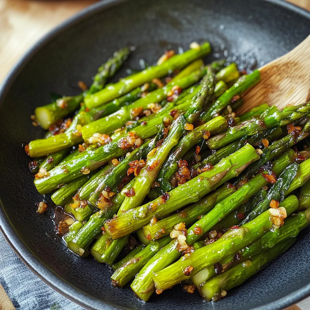 Asian Asparagus with Ginger and Soy Sauce