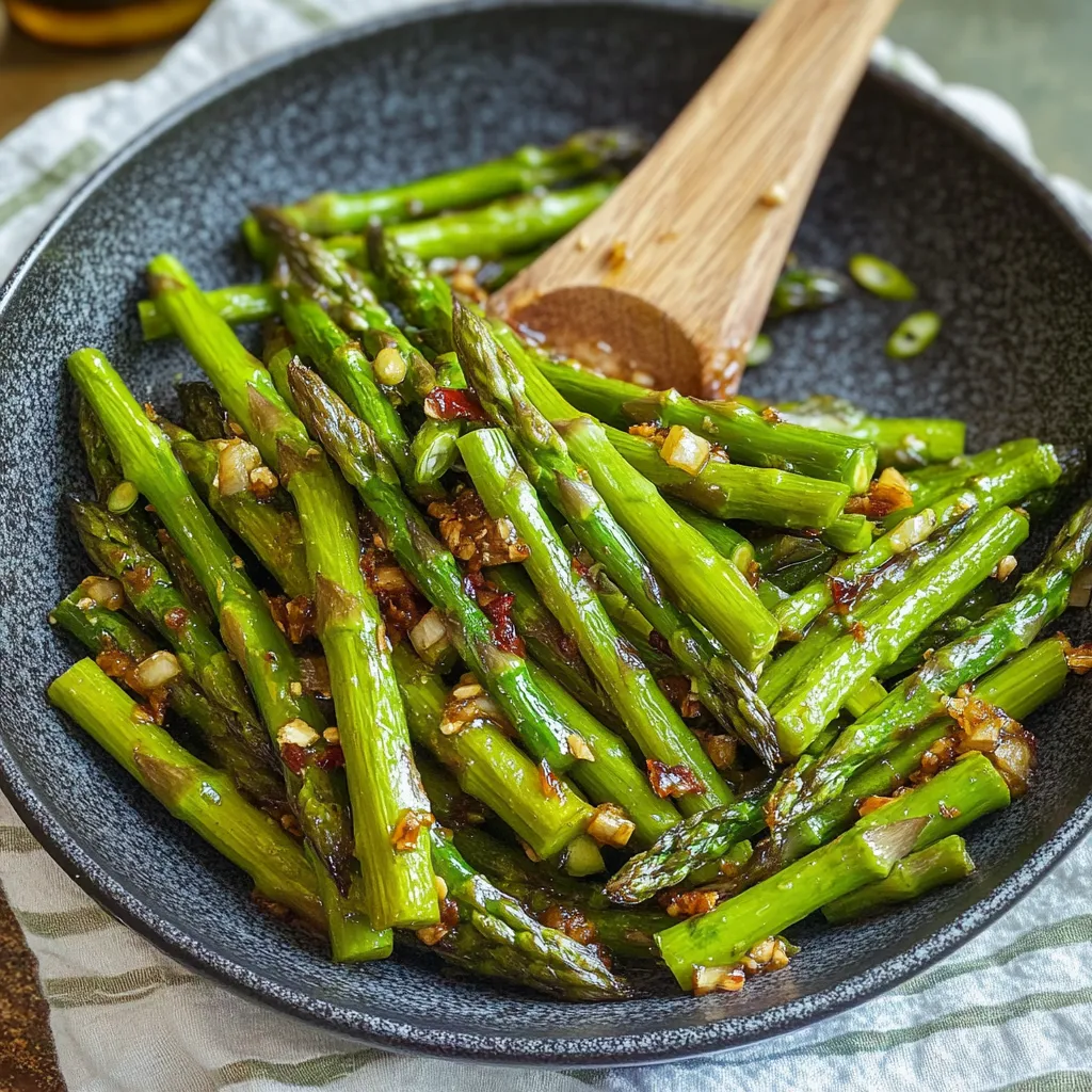 Asian Asparagus with Ginger and Soy Sauce