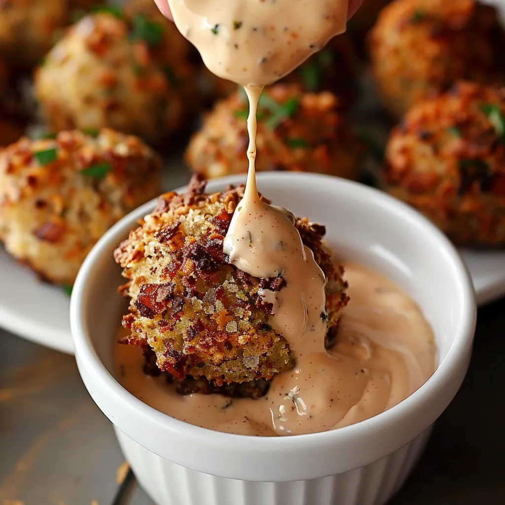 Baked Boudin Balls